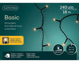 Lumineo led-verlichting 18m 240 lampjes classic warm. met 8-uurs timer en dimfunctie voor binnen en buiten - afbeelding 1