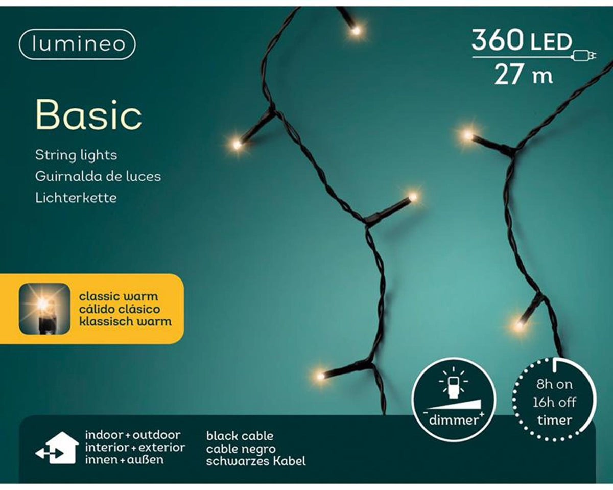 Lumineo Christmas lights basic 360l classicwarm