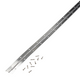 Mack 1071200 - 1 piano scharnier rvs ss-304 l 150 cm x 32 mm | 6 stuks