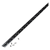 Mack 1071202 - cerniera per pianoforte nera l 72 cm x 28 mm | 6 pezzi