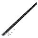 Mack 1071202 - cerniera per pianoforte nera l 72 cm x 28 mm | 6 pezzi