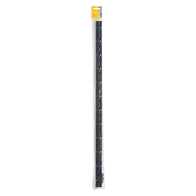 Mack 1071202 - cerniera per pianoforte nera l 72 cm x 28 mm | 6 pezzi