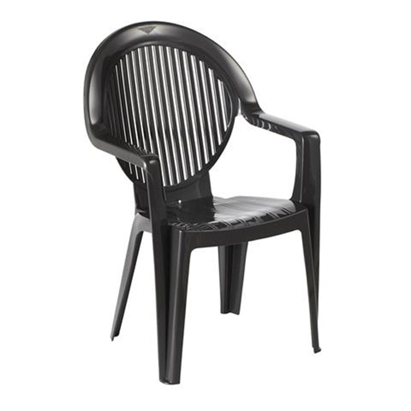 Sedia da pranzo Fidji Grosfillex antracite