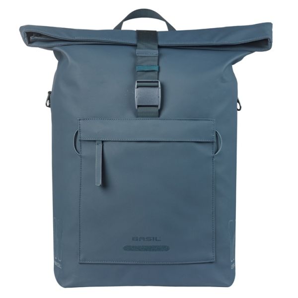 Basil borsa a tracolla per bicicletta brooklyn mik 17l 14 x 32 x 40 cm - blu