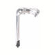 Stuurpen verstelbaar 80mm x 25.4mm- Zilver