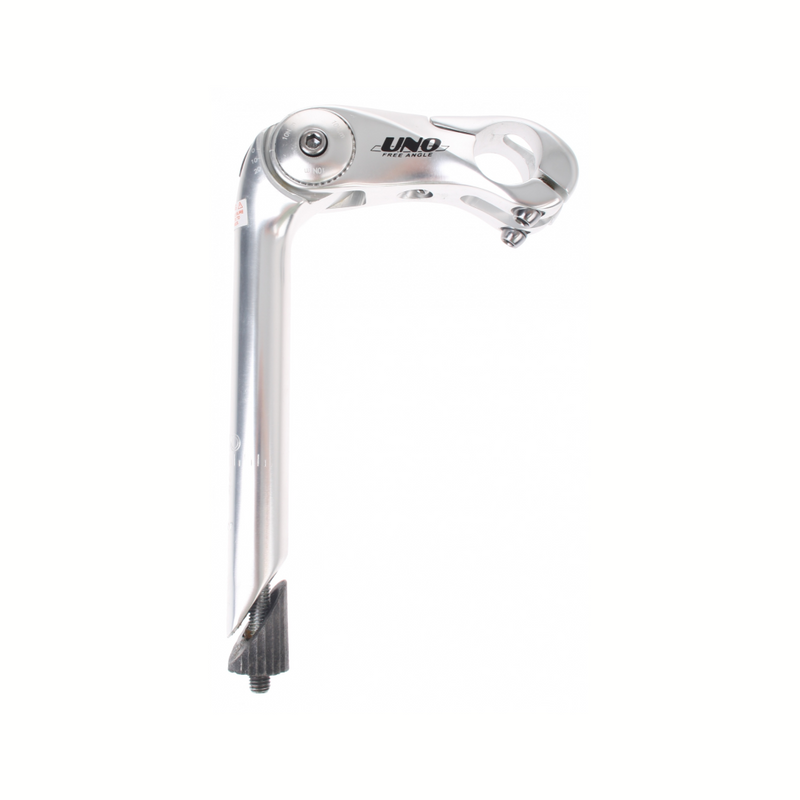 STEM REGOLABILE 80 mm x 25,4 mm-argento