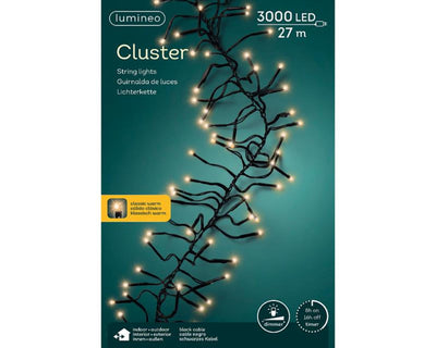Lumineo Christmas lights LED cluster 3000l 27m