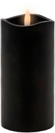Candela led Arti casa - timer 6 ore - funzionamento a batteria - 7,5 x 15 cm - nera