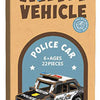 Kit de construcción de madera coche de policía 3D