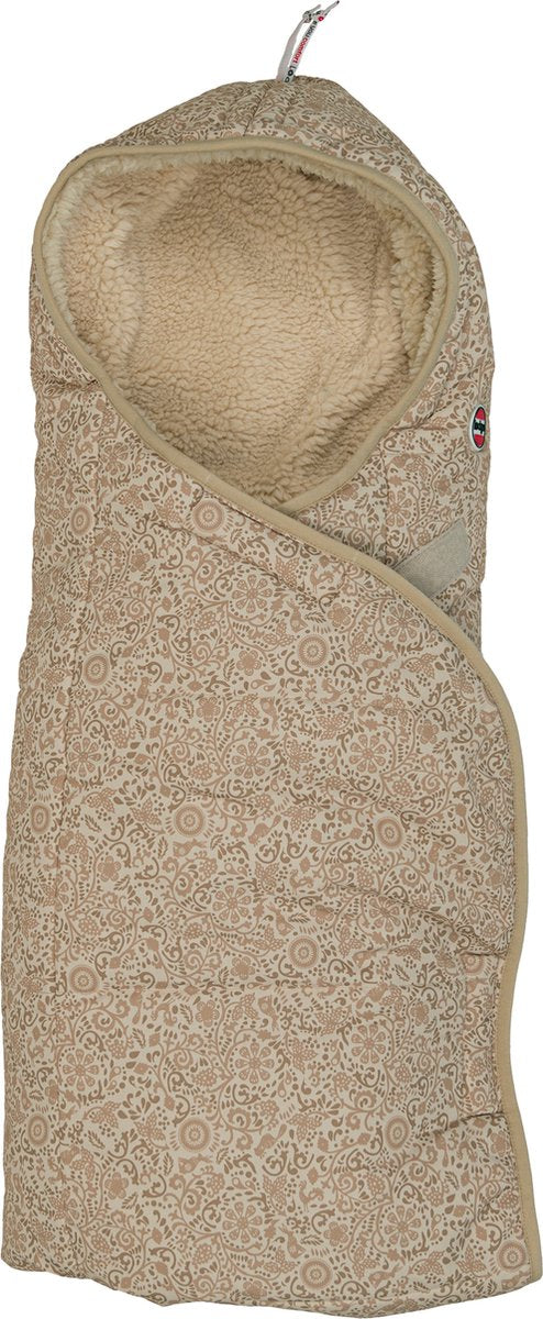 Lodger Wrapper - coperta avvolgente per seggiolino auto - beige - 0-9 mesi - calda antivento - scialle per bambini