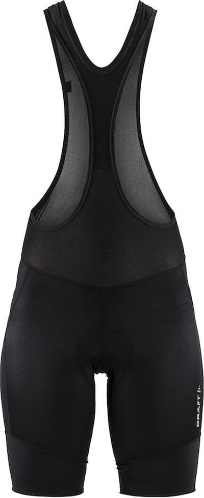 Craft core essence culotte con tirantes con culotte ciclista para mujer - negro - plateado