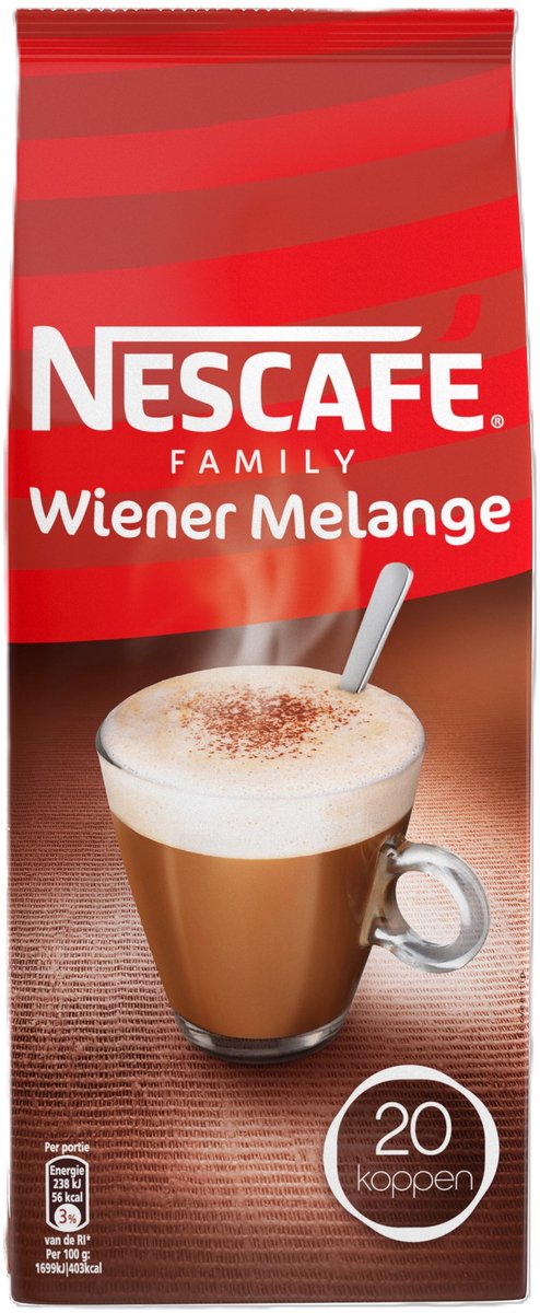 Caffè solubile Wiener Melange della famiglia Nescafé - 6 buste x 280g per 150 tazze di caffè