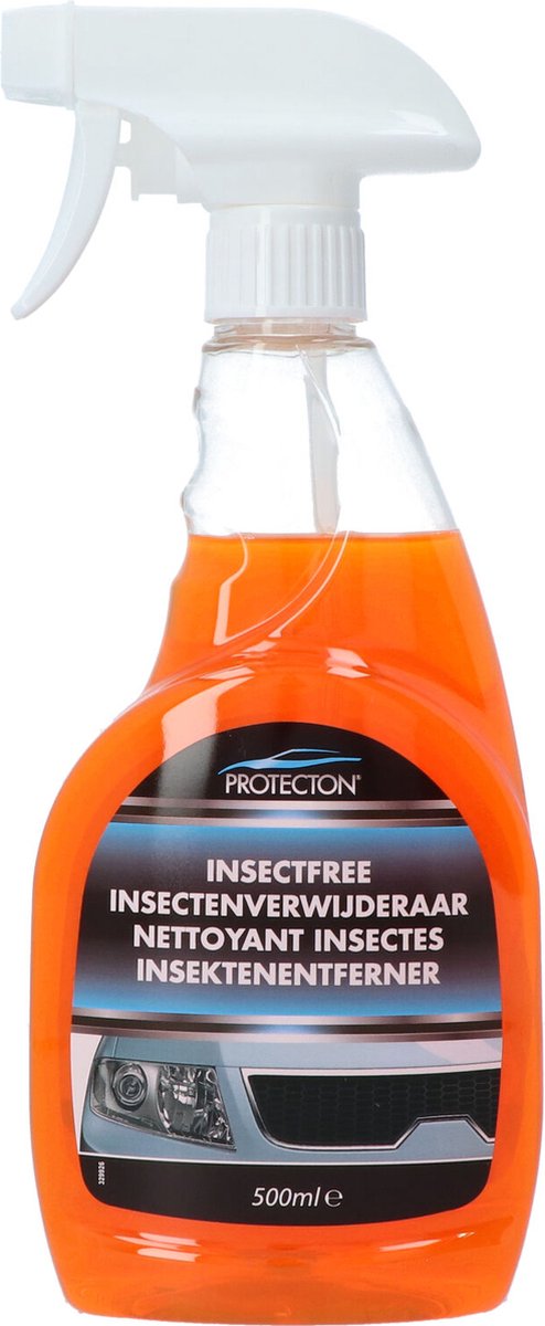 Removedor de insectos Protecton - elimina rápidamente insectos, suciedad y aceite de savia - para lunas de automóviles, faros, superficies cromadas y pintadas de plástico - 500 ml
