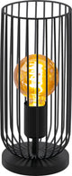 Eglo roccamena tafellamp - e27 - 31 cm - metaal - zwart