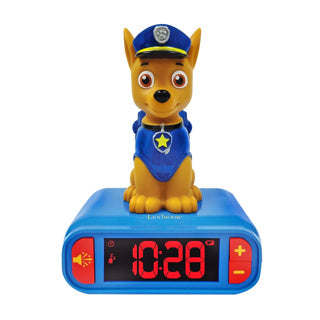 Wekker radio paw patrol 3d met licht en geluidseff