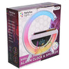 Radio despertador sin marca + cargador de teléfono + altavoz 23x23,5x8,4 cm