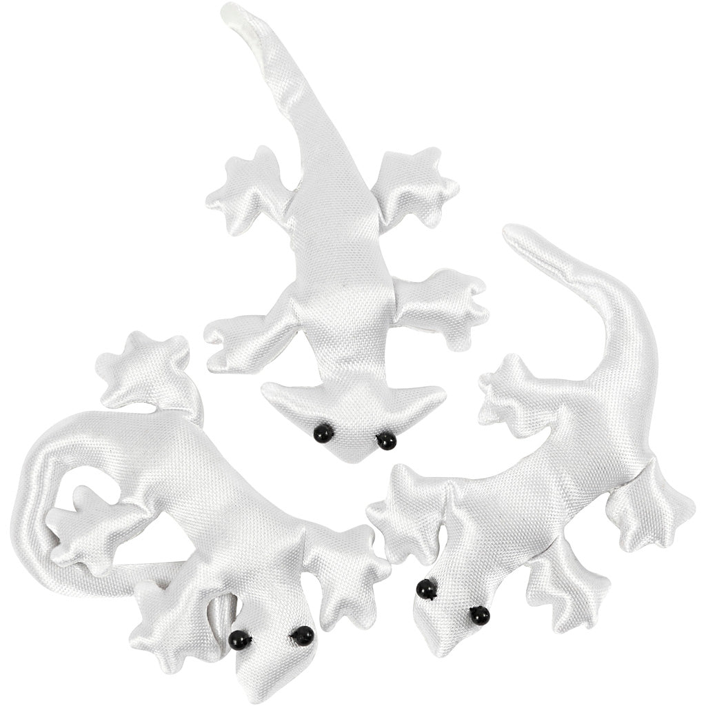 Tessuto creepy-crawly dell'azienda Creativ, misura 10-14 cm, bianco, 3 pezzi 1 scatola