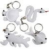 Creativ Company Dieren Keychains de Textiel, 4st.