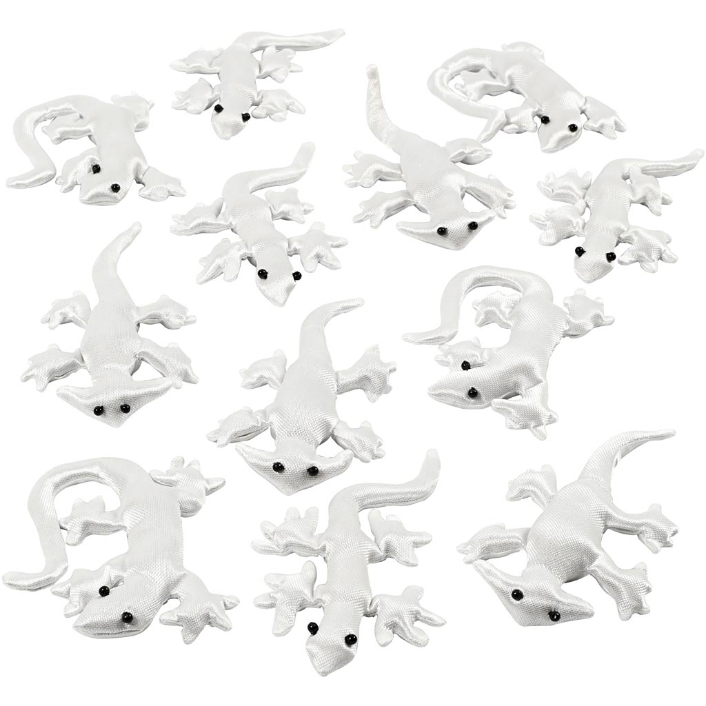 Tessuto creepy-crawly dell'azienda Creativ, misura 10-14 cm, bianco, 12 pezzi 1 scatola