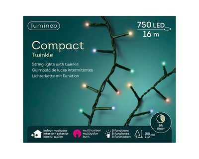 Le luci compatte Lumineo LED brillano 750l multicolori