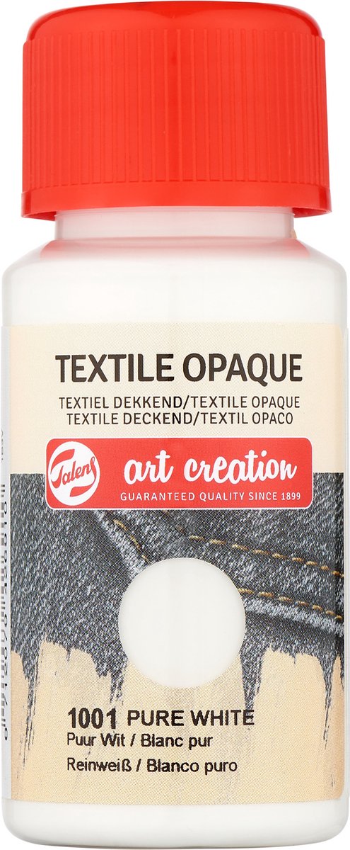 Talens art creation textile opaque 50ml pure white