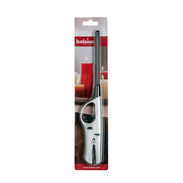 Encendedor recargable Bolsius plateado (20x 70x 310)