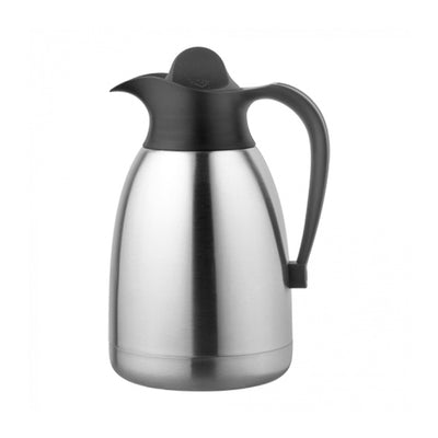 Brocca termica Cater-pro in acciaio inox con tappo a vite nero 1,5 l