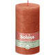Bolsius rustic pillar candle earthy orange ø68x130 mm 60 hours (4 pieces)
