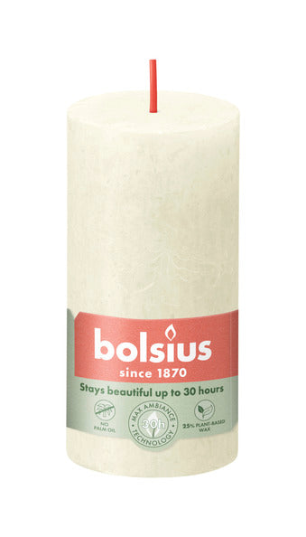 Bolsius Bolsius Stubares Shine 8 St Rustic 100x50 mm Parl morbido colorato