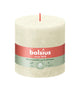 Bolsius rustic pillar candle soft pearl ø100x100 mm 62 hours (3 pieces)