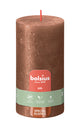Bolsius pillar candle shimmer copper ø68x130 mm 60 hours (4 pieces)