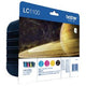 Cartucho de tinta brother lc-1100hyvalbp negro y 3 colores