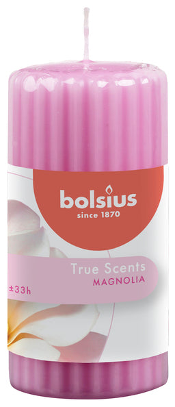 Bolsius pillar true scents magnolia ø58x120 mm 33 hours (6 pieces)