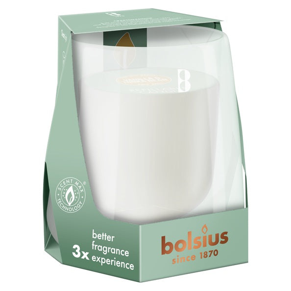 Bolsius starter kit cleanlight vanilla tonka bean ø86x90 mm 24 hours (4 pieces)