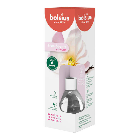 Bolsius diffusori di aromi 60 ml veri profumi magnolia (6 pezzi)