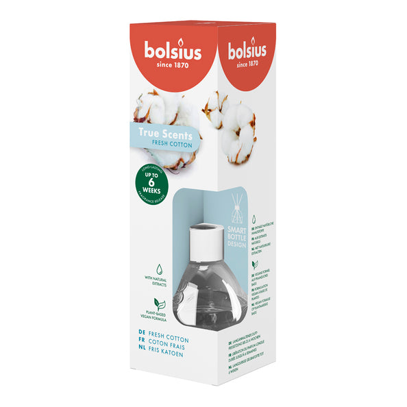 Bolsius aroma diffusers 60 ml true scents fresh cotton (6 pieces)