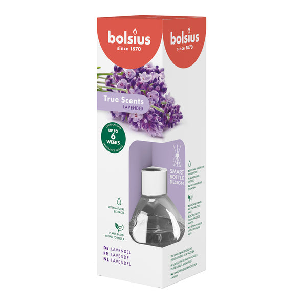Bolsius diffusori di aromi 60 ml veri profumi lavanda (6 pezzi)