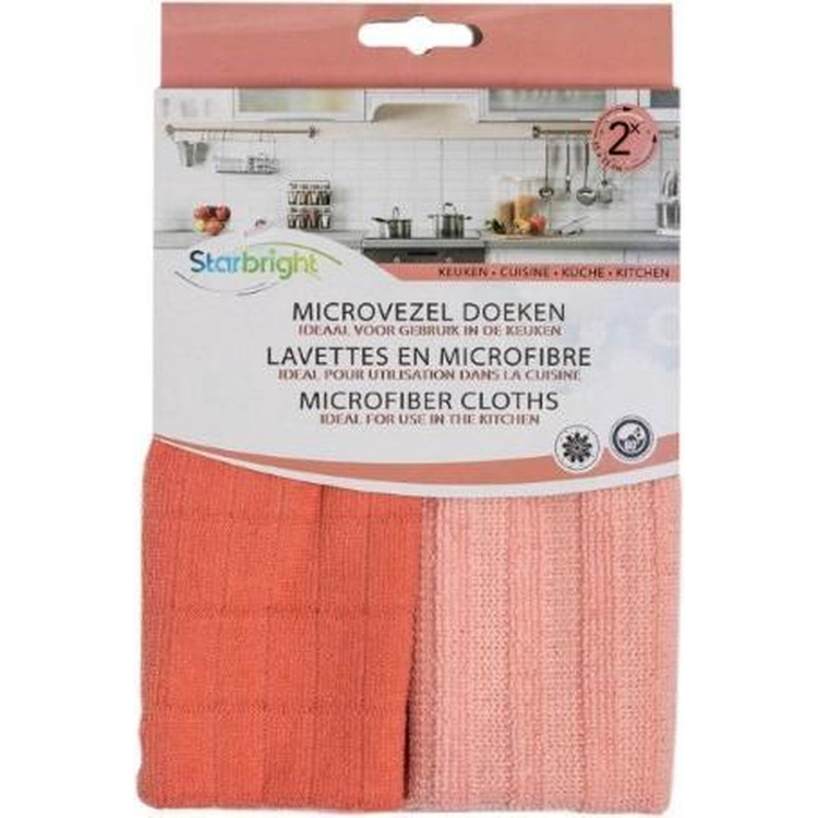 Starbright 1074054 - panno in microfibra 35x35cm cucina 2 pz | 6 pezzi