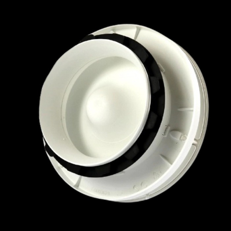 Renson 1074429 - válvula aeroo redonda blanca regulable de pulsión y extracción | 2 piezas