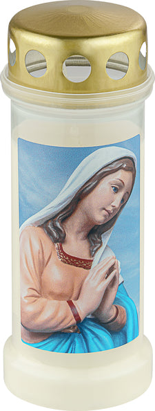 Lampada tombale Bolsius n. 6 con coperchio maria h ø67x173 mm 70 ore (12 pezzi)