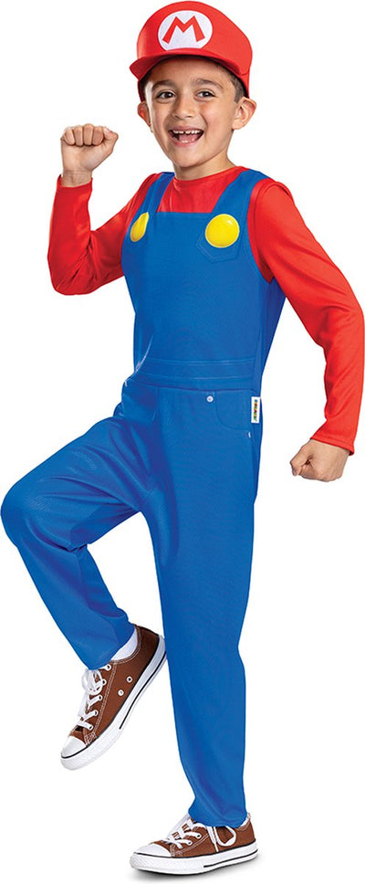 Disguise Nintendo - Super Mario Bros, Mario 2024 Costume Value Plus, Talla M (7-8 años), Niño