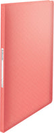 Álbum Esselte colour'breeze a4 con 60 tapas - para 20 hojas - para presentar y guardar documentos - coral