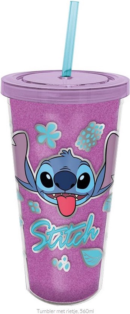 Stor lilo en stitch drinkbeker, xxl drink beker, stitch tumbler