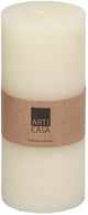 Arti casa stompkaars ø7 x 16 cm - 65 branduren - ivoor