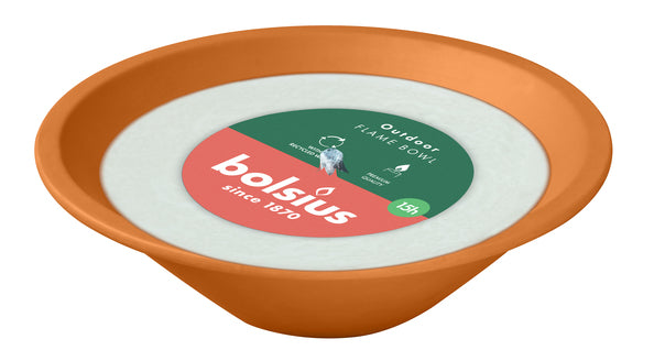 Bolsius flame bowl terracota ø223x66 mm (9 piezas)