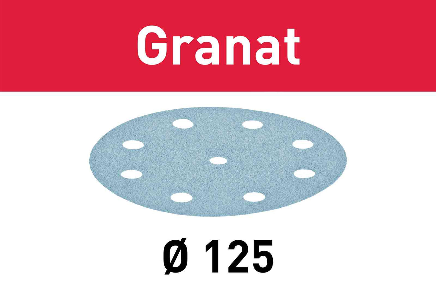 Festool accessoires schuurschijf granat | stf d125 8 | p320 | gr 10 - 497150