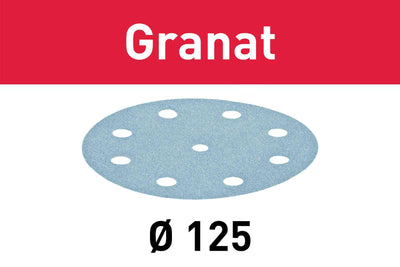 Accesorios Festool disco abrasivo granat | stf d125 8 | p320 | gr 10 - 497150