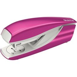 Cucitrice in metallo Leitz 5502 levapunti in metallo rosa metallizzato da 65 mm