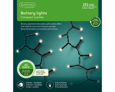 Lumineo led durawise luci compatte 192l warmw.