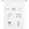 Creativ company katoenen hangende organizer yay 46 cm wit